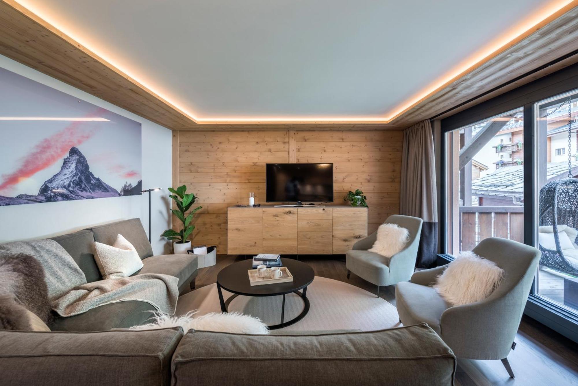 Luxury Chalets & Apartments By Mountain Exposure เซอร์แมท ห้อง รูปภาพ